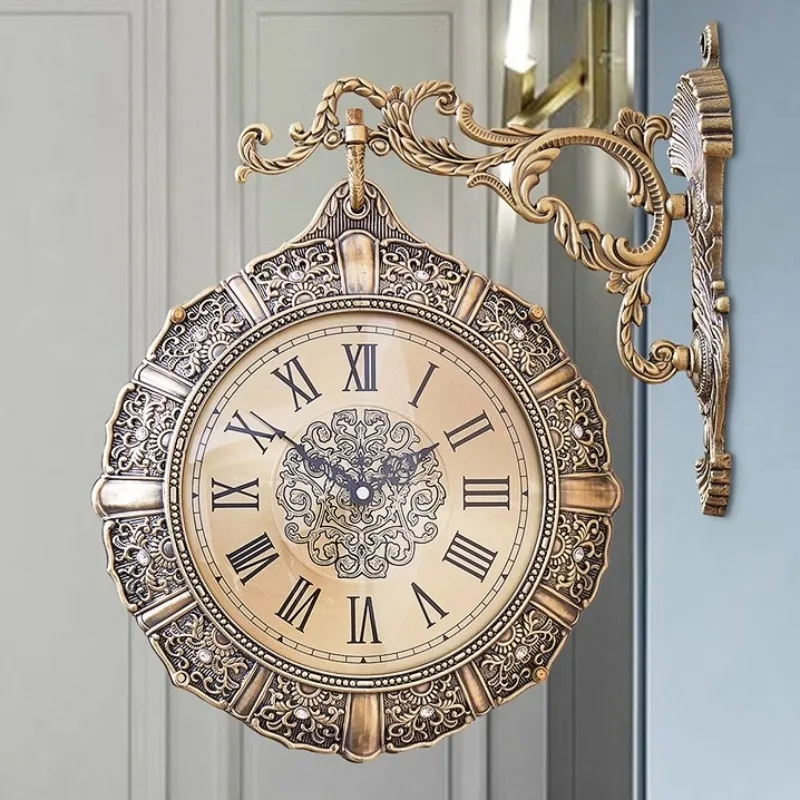 Luxury Lifestyle Aesthetics - Скандинавские ретро настенные часы для гостиной,