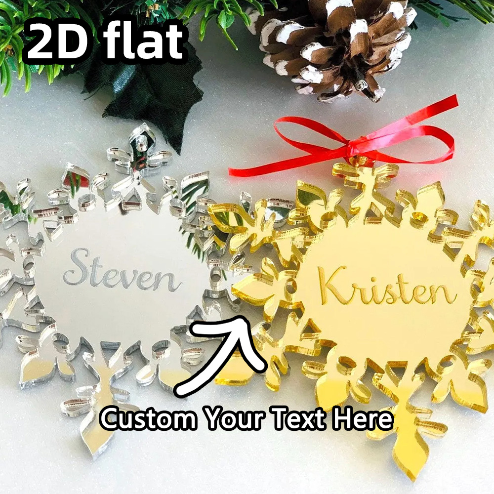 Personalized Engraved Gift - Изготовленное на заказ акриловое украшение в