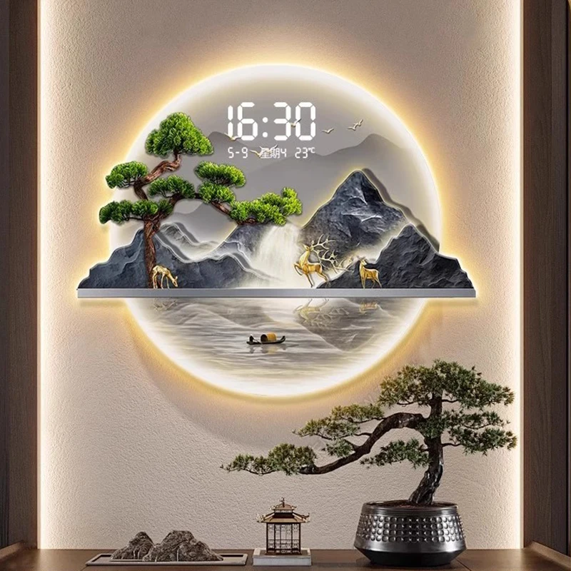Luxury Lifestyle Aesthetics - Настенные часы в китайском стиле: современный