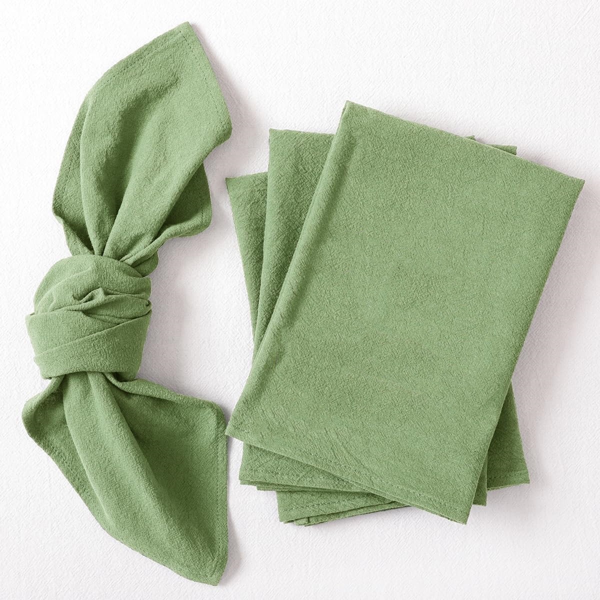 Linen Napkin Set - Набор льняных тканевых салфеток из 8/6/1,