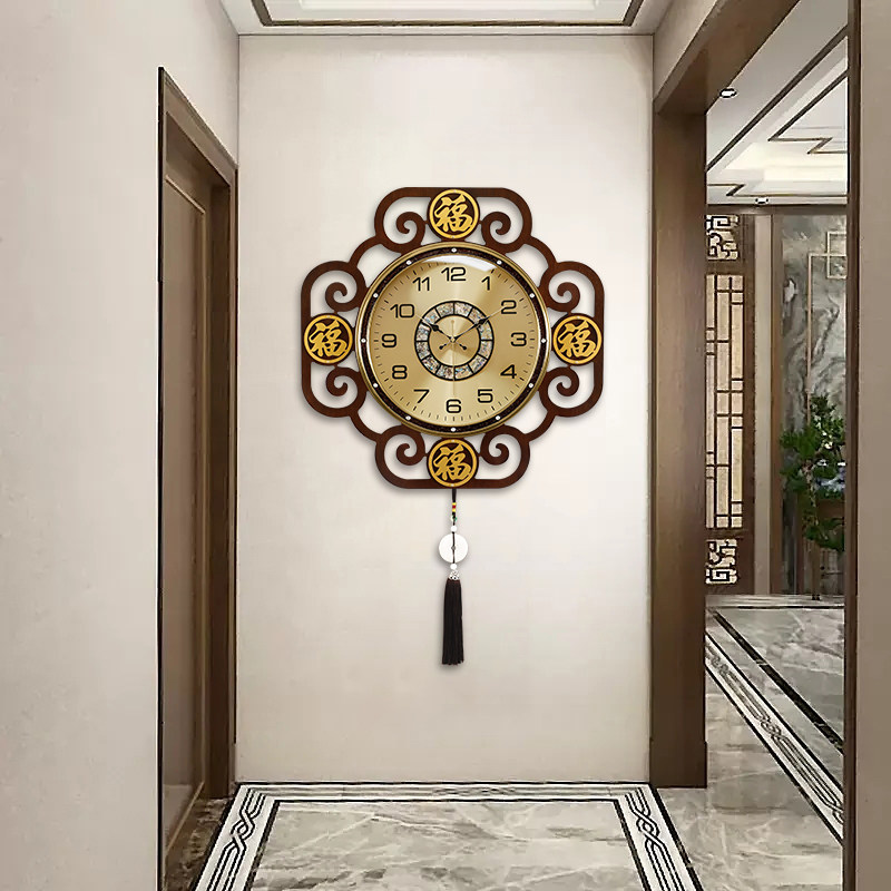 Luxury Lifestyle Aesthetics - Эстетичные настенные часы в китайском стиле,