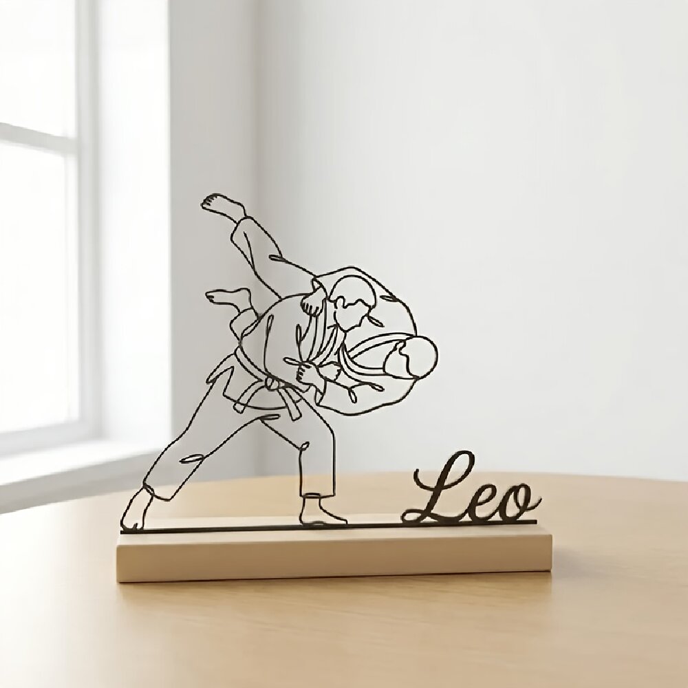 Деревянная статуэтка для дзюдо – обзор и цена Personalized Engraved Gift
