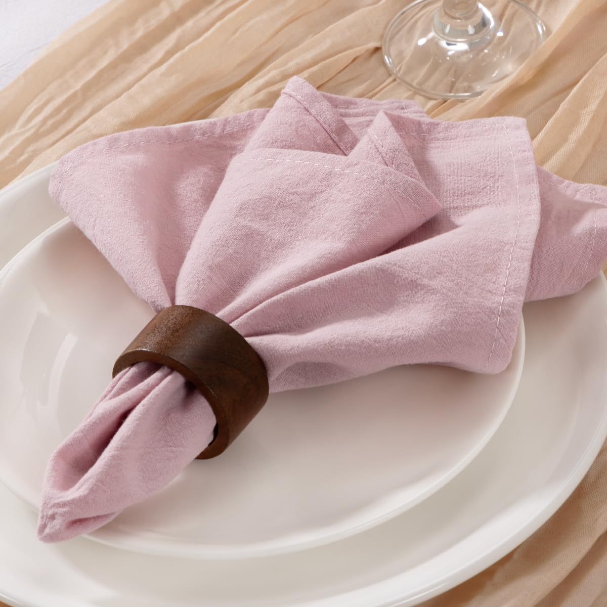 Набор льняных тканевых салфето – обзор и цена Linen Napkin Set