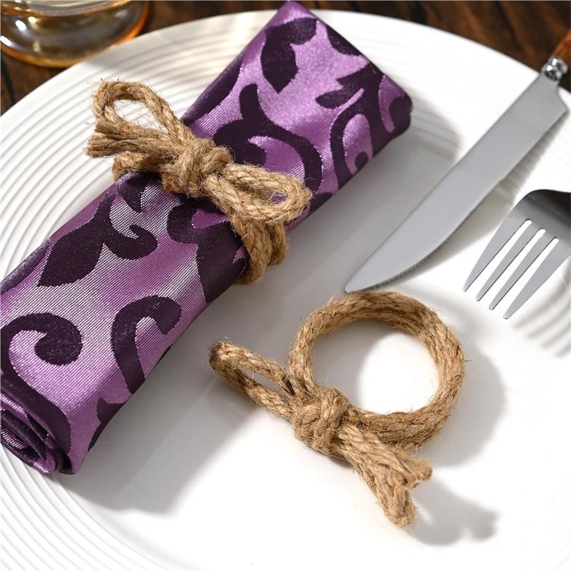 ABKP-12 шт. Набор плетеных льн – обзор и цена Linen Napkin Set