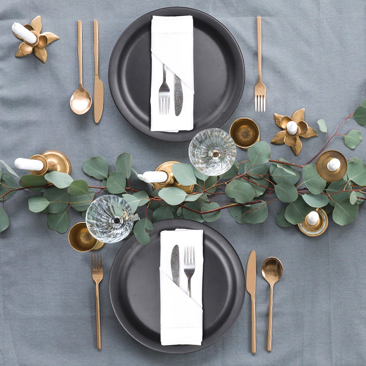 Набор из 6 хлопчатобумажных об – обзор и цена Linen Napkin Set